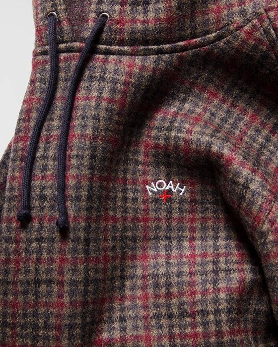 Noah wool clearance check hoodie