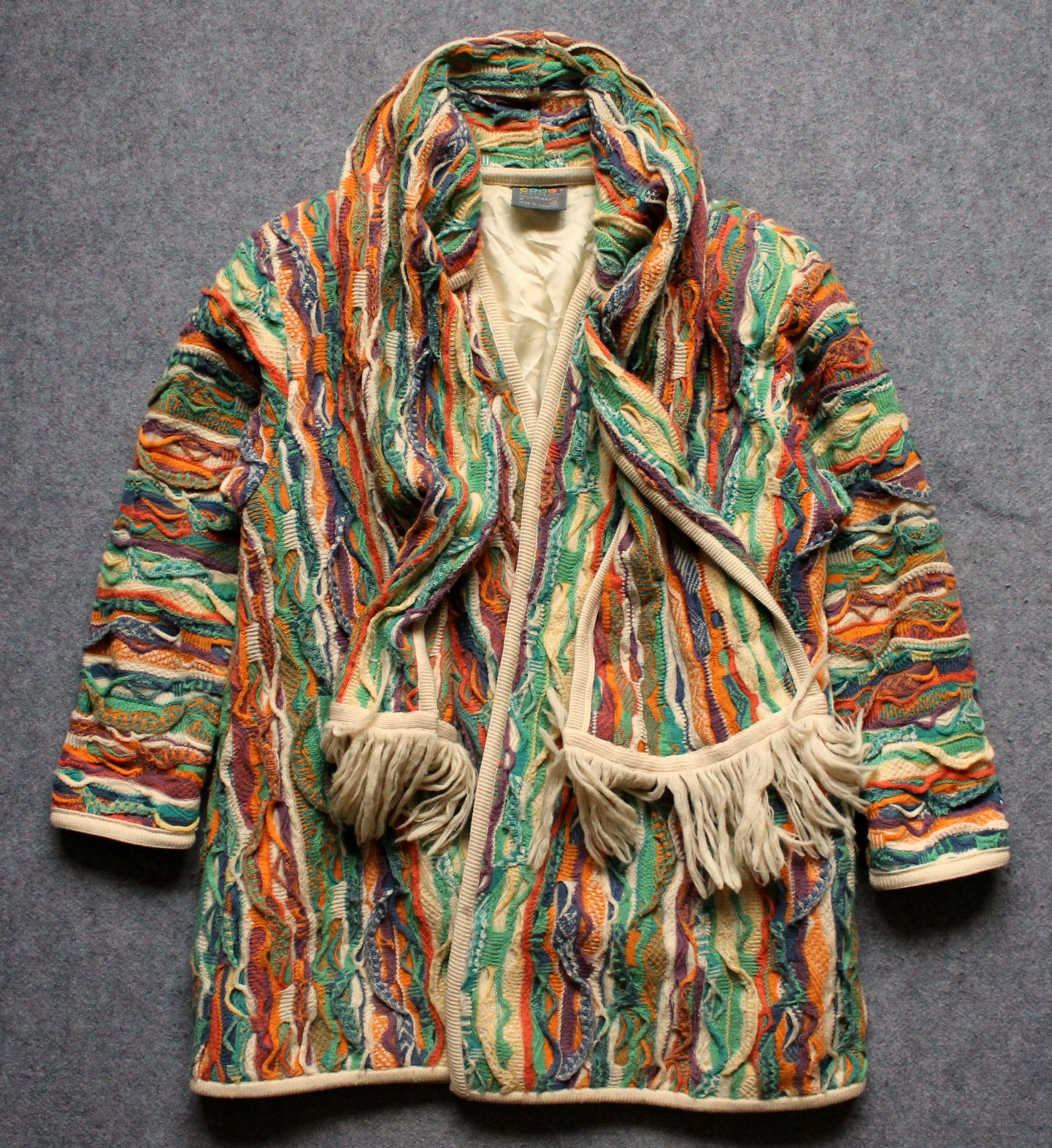Coogi × Vintage Coogi Robe with Scarf Neckline | Grailed
