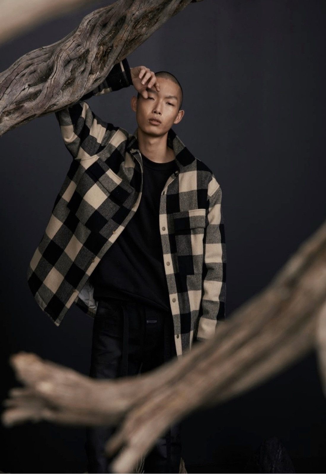 FEAR OF GOD OVERSIZED CHECK SHIRT JACKET