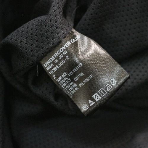 Undercover Coat Black Long Coach VLADS back print | Grailed