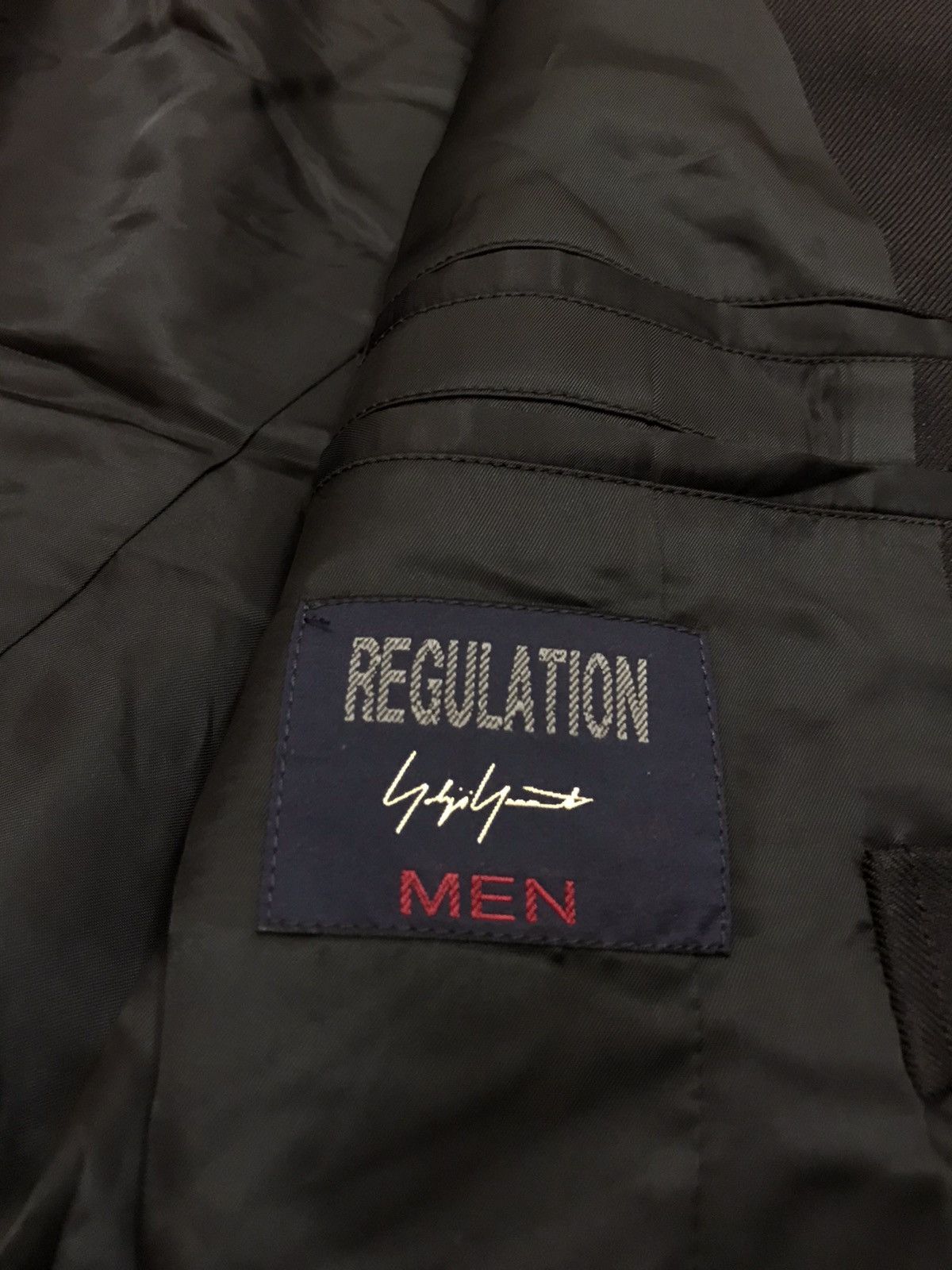 Yohji Yamamoto YOHJI YAMAMOTO REGULATION MEN DOUBLE BREASTED BLAZER SIZE 2 Size 40S - 5 Thumbnail