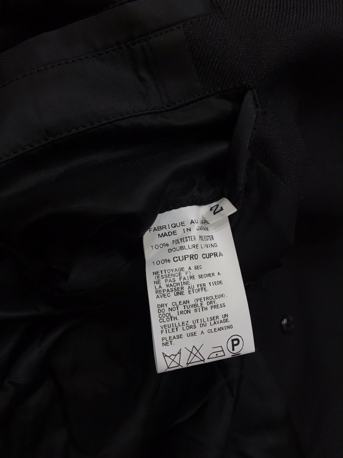 Yohji Yamamoto YOHJI YAMAMOTO REGULATION MEN DOUBLE BREASTED BLAZER SIZE 2 Size 40S - 6 Thumbnail