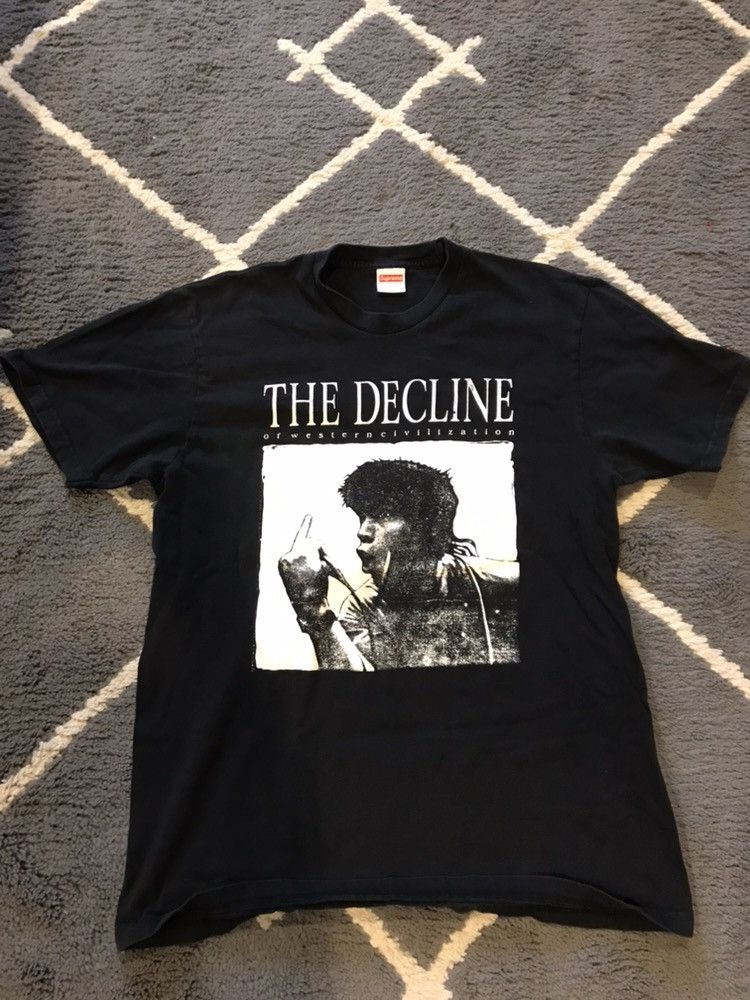 Supreme Supreme Decline of Western Civilization tee size L | Grailed