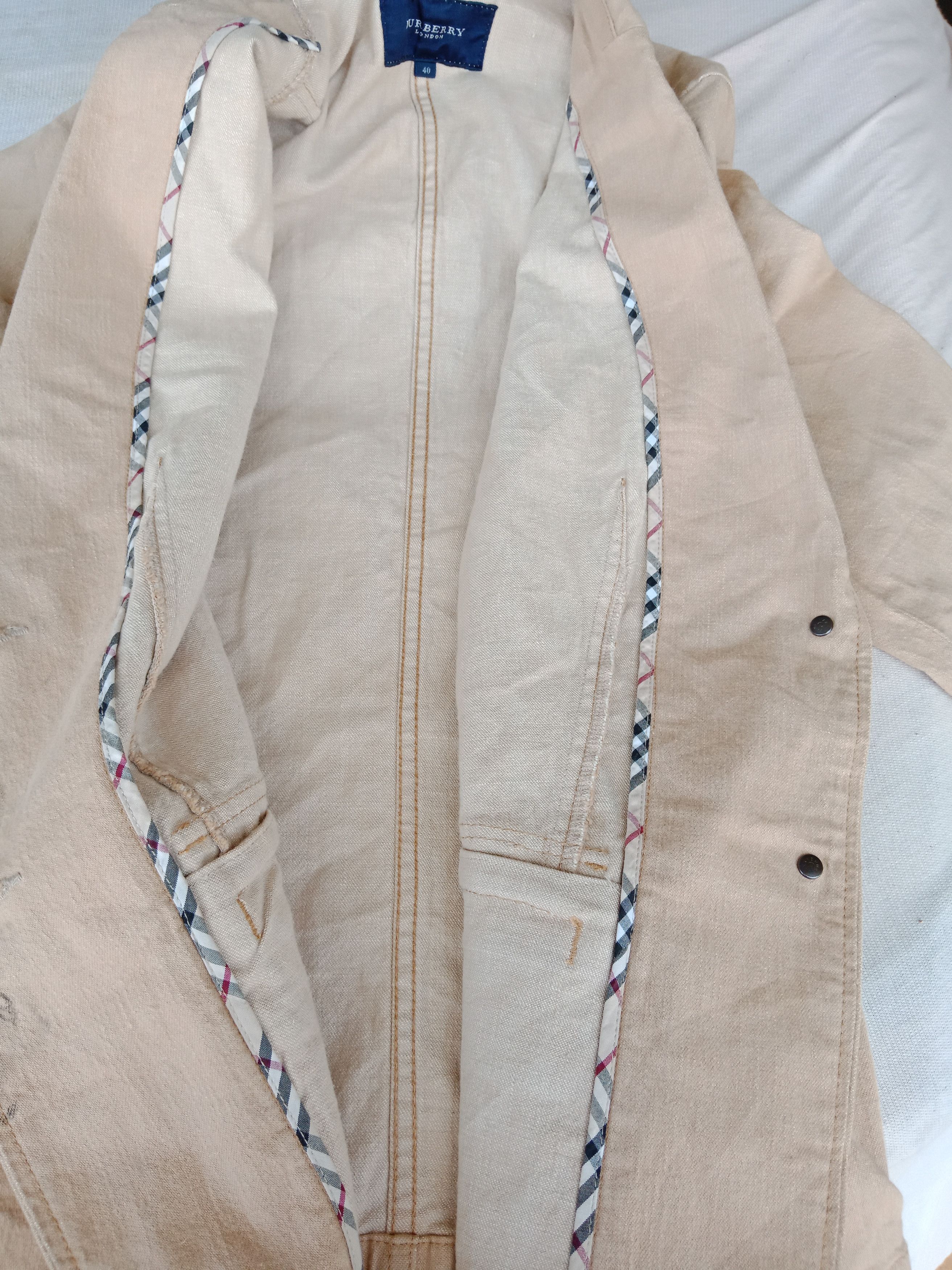 Burberry Burberry London Fold Over Novacheck Sleeve Jacket Size S / US 4 / IT 40 - 5 Thumbnail