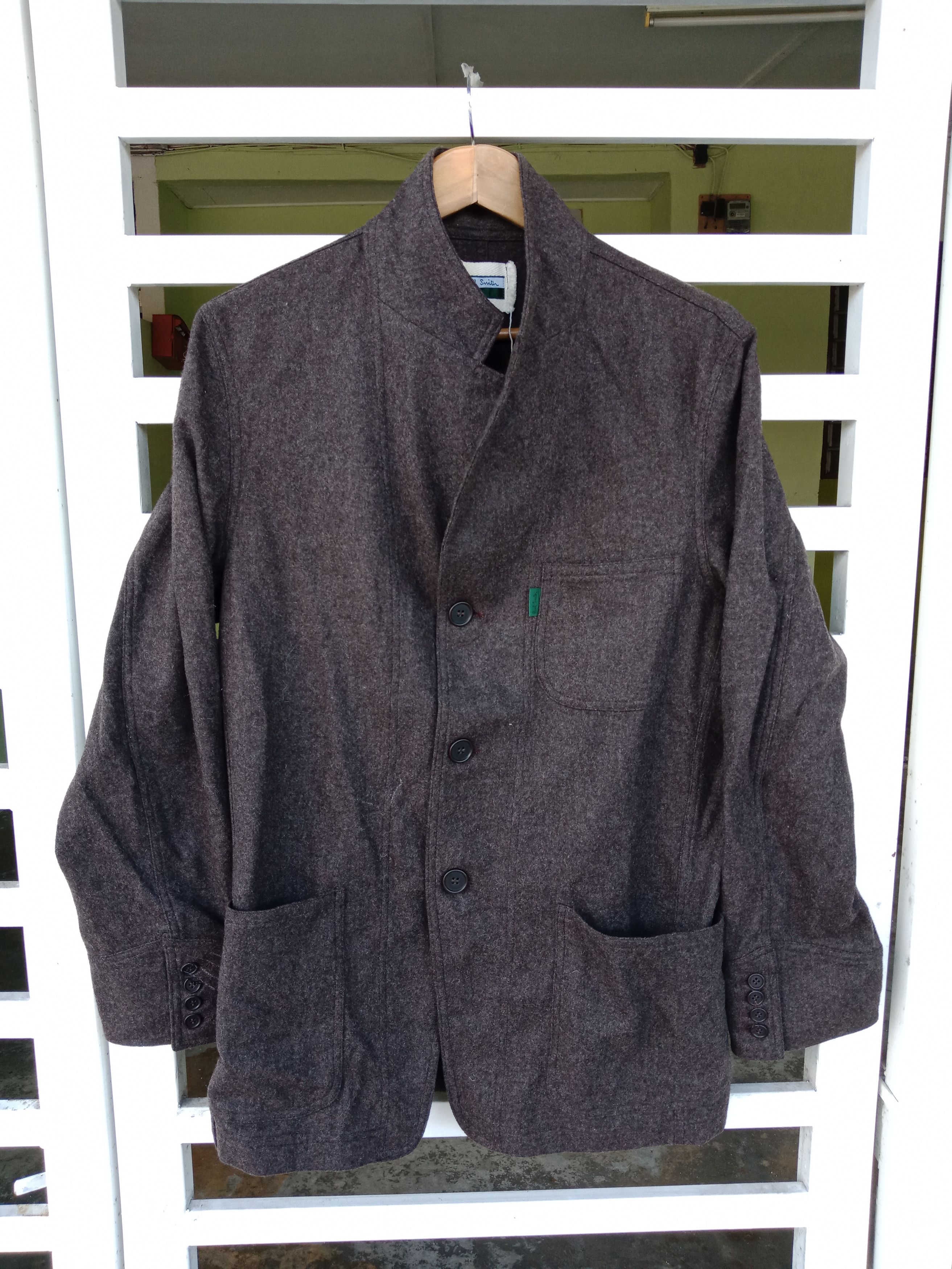 Paul Smith Paul Smith Work Wear Triple Pockets Wool Light Jacket Size US M / EU 48-50 / 2 - 1 Thumbnail