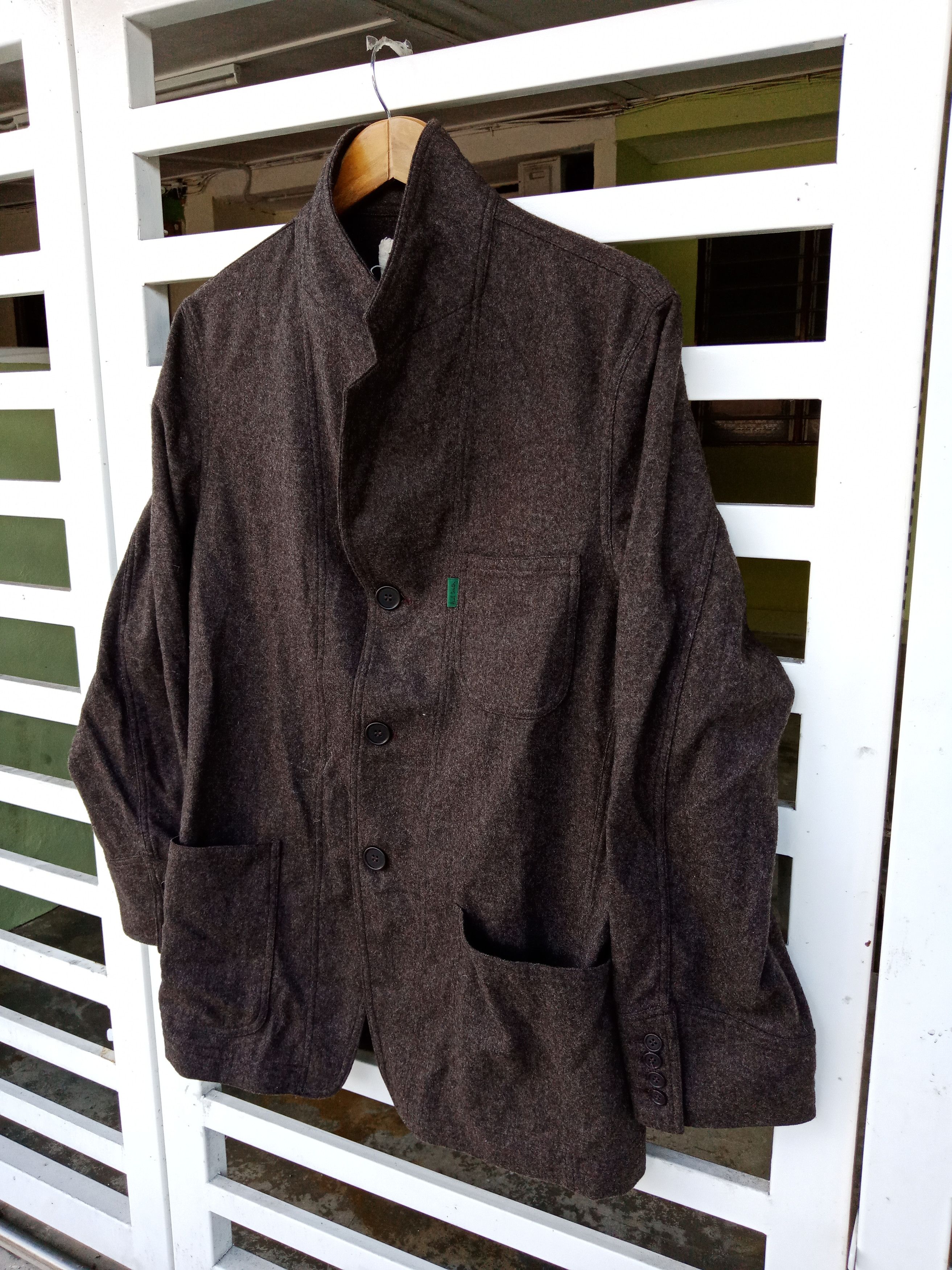 Paul Smith Paul Smith Work Wear Triple Pockets Wool Light Jacket Size US M / EU 48-50 / 2 - 3 Thumbnail