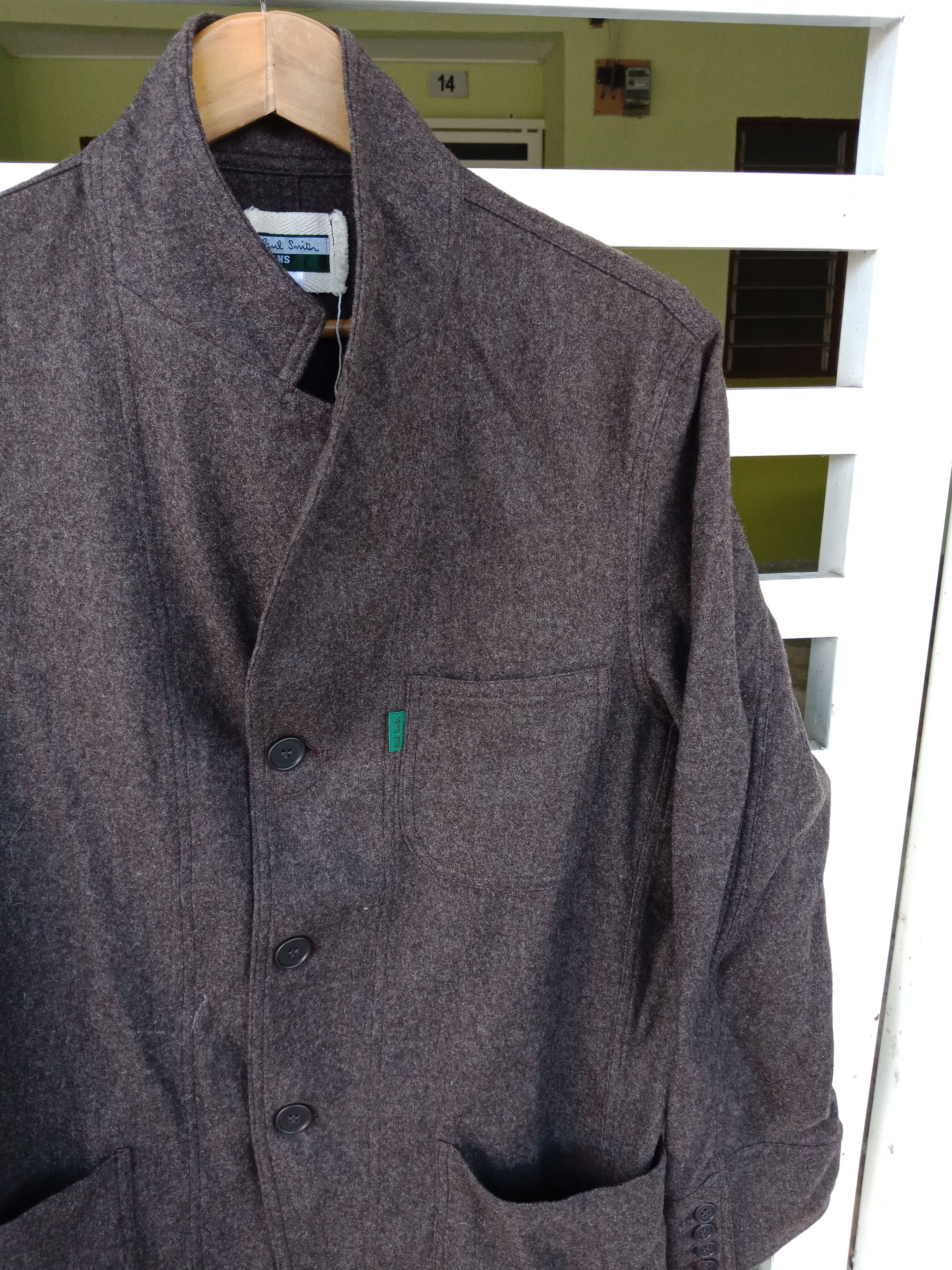 Paul Smith Paul Smith Work Wear Triple Pockets Wool Light Jacket Size US M / EU 48-50 / 2 - 5 Thumbnail
