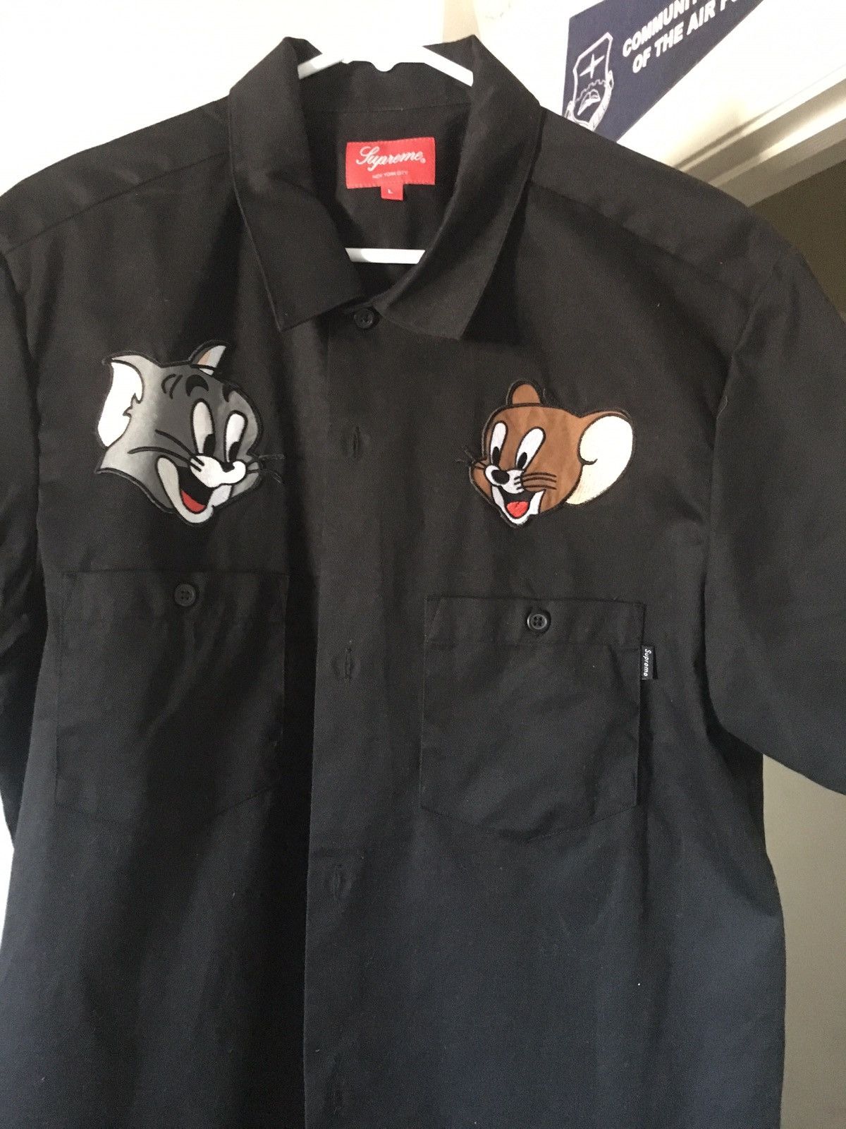 Supreme Tom Jerry Supreme Short Sleeve Button Up Grailed