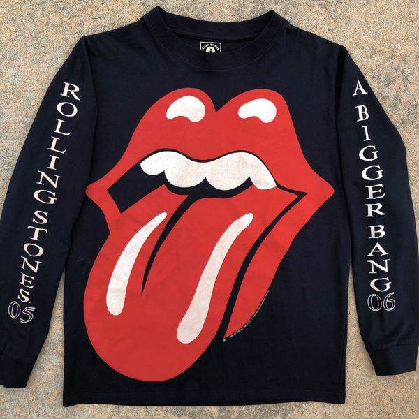 Vintage Rolling Stones Long Sleeve Shirt Tour Tee Grailed 4016