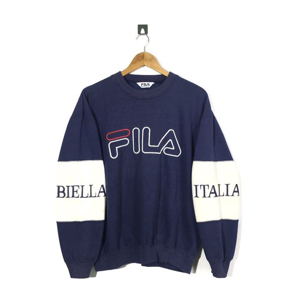 Vintage fila spellout online sweatshirt