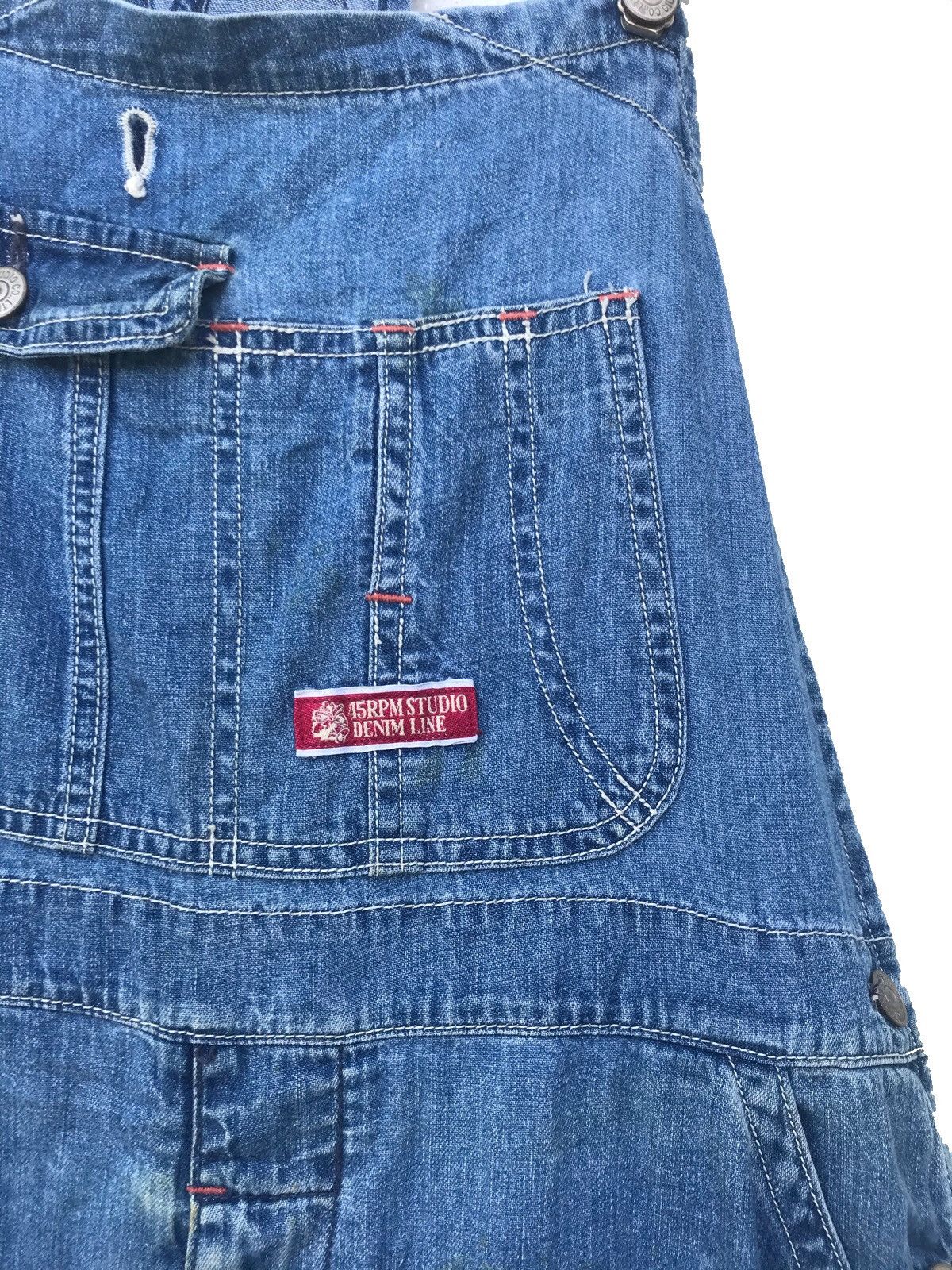 45rpm × Japanese Brand Vintage 45RPM Studio Line Overall Made in Japan Size US 40 / EU 56 - 8 Thumbnail