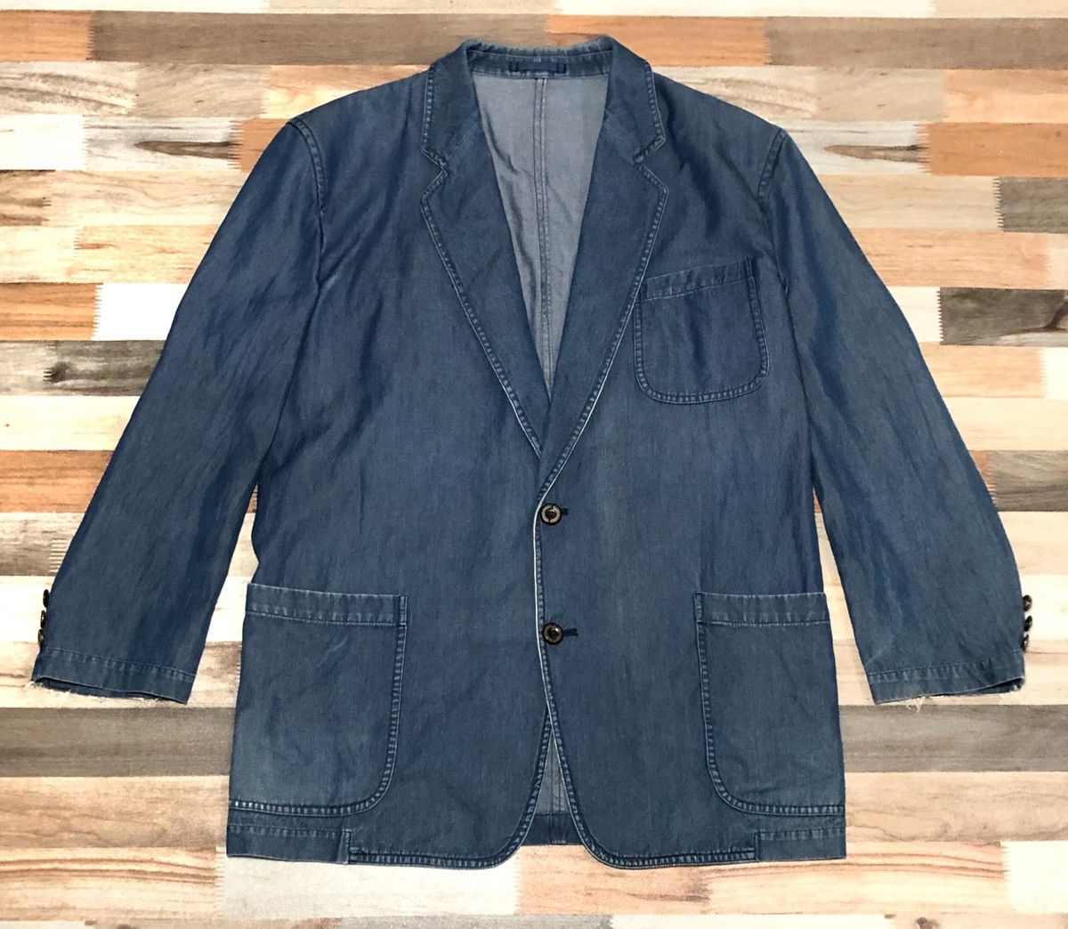 Burberrys Denim Blazer Jacket