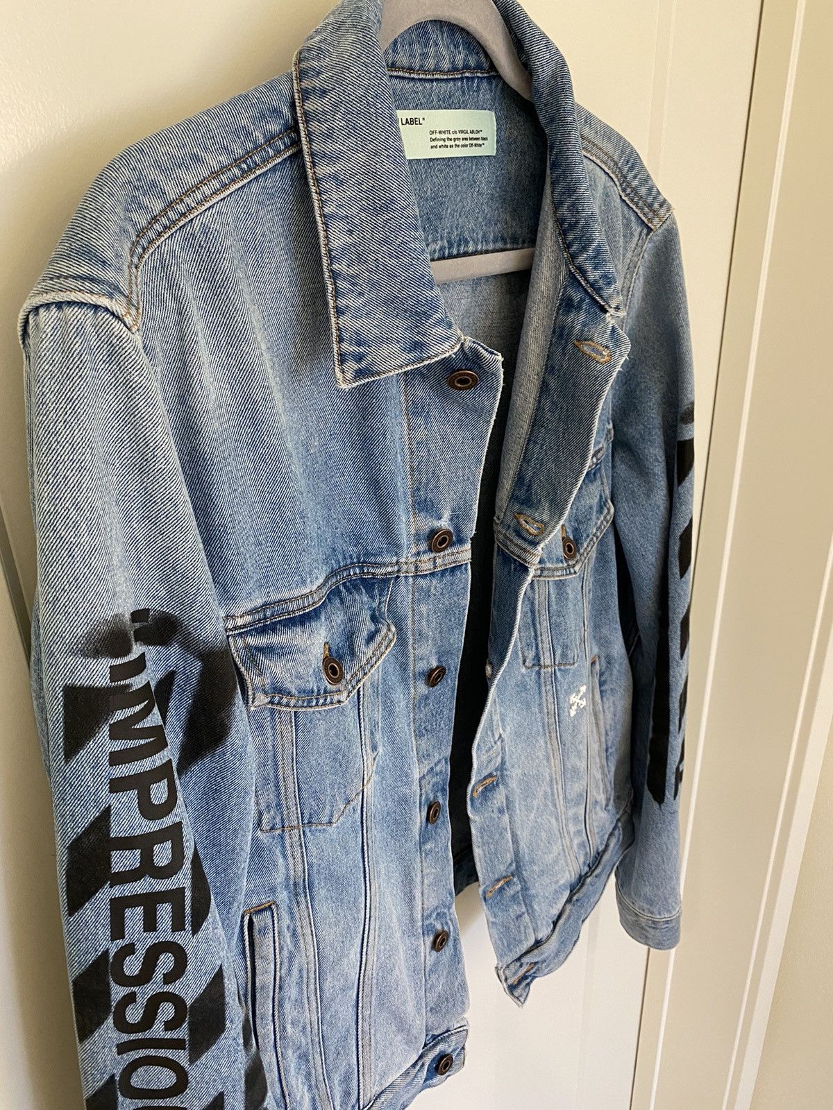 Off White Off White Impressionism Denim Jacket Grailed