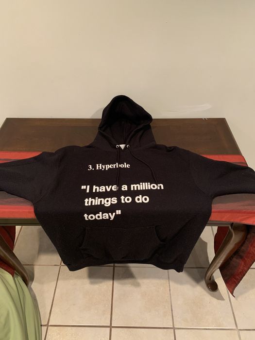 Off-White Virgil Abloh x MCA Hyperbole Hoodie Black | Grailed