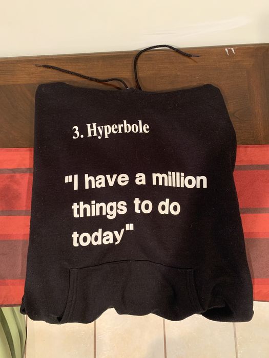 Virgil Abloh x MCA Hyperbole Hoodie Black