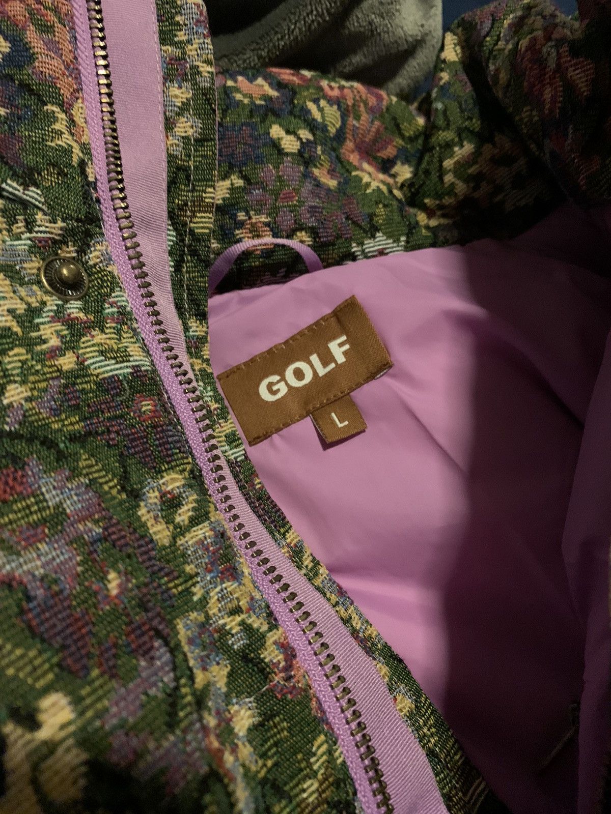 Golf Wang Golf Wang Garden Puffy Jacket Purple Lilly Grailed