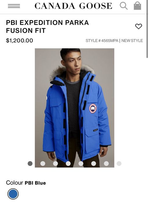 Pbi expedition on sale parka fusion fit