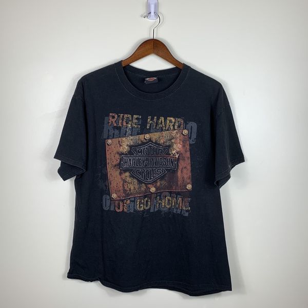 Harley Davidson Harley Davidson reflection logo double sided shirt ...