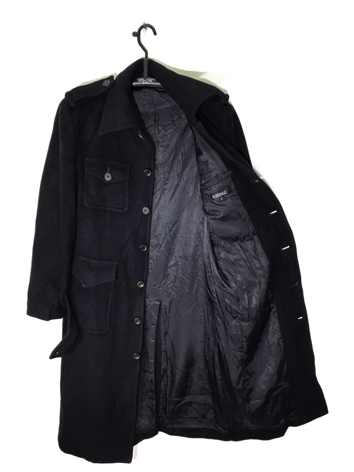 5351 POUR LES HOMMES Made In Japan 5351 Pour Les Hommes Wool Trench Jackets Size US S / EU 44-46 / 1 - 4 Thumbnail