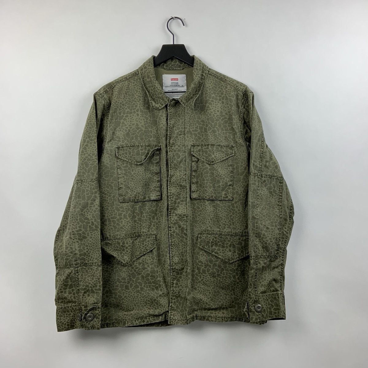 ファッション Supreme JACKET – Giraffe Field Camo SS12 Field M ...