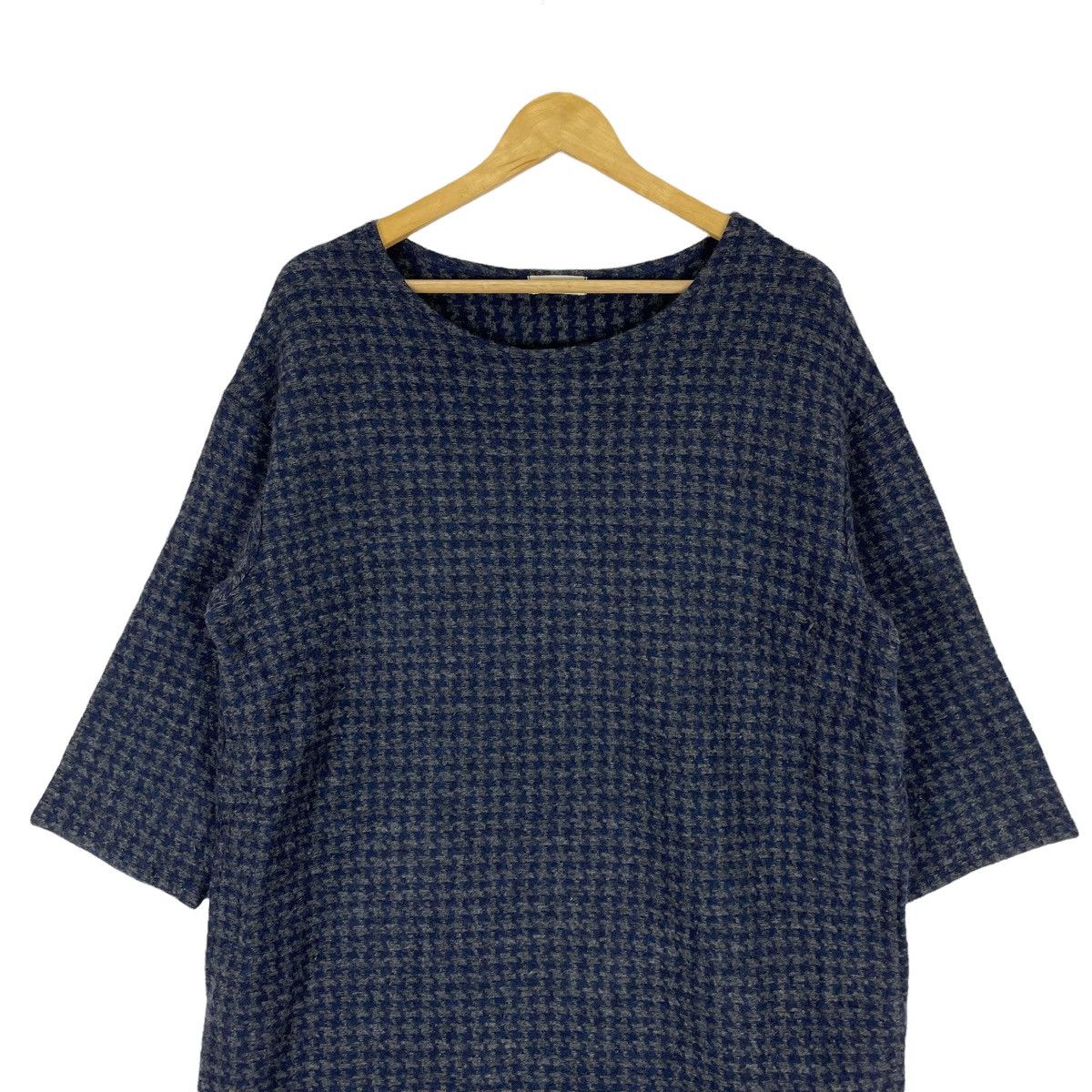 Issey Miyake ❄️PLANTATION ISSEY MIYAKE PLAIDS BLOUSE JACKET Size M / US 6-8 / IT 42-44 - 4 Thumbnail