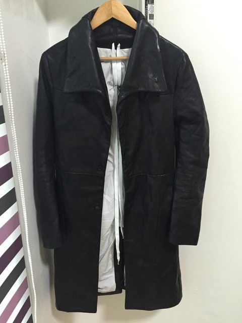 Individual Sentiments Leather Coat | Grailed