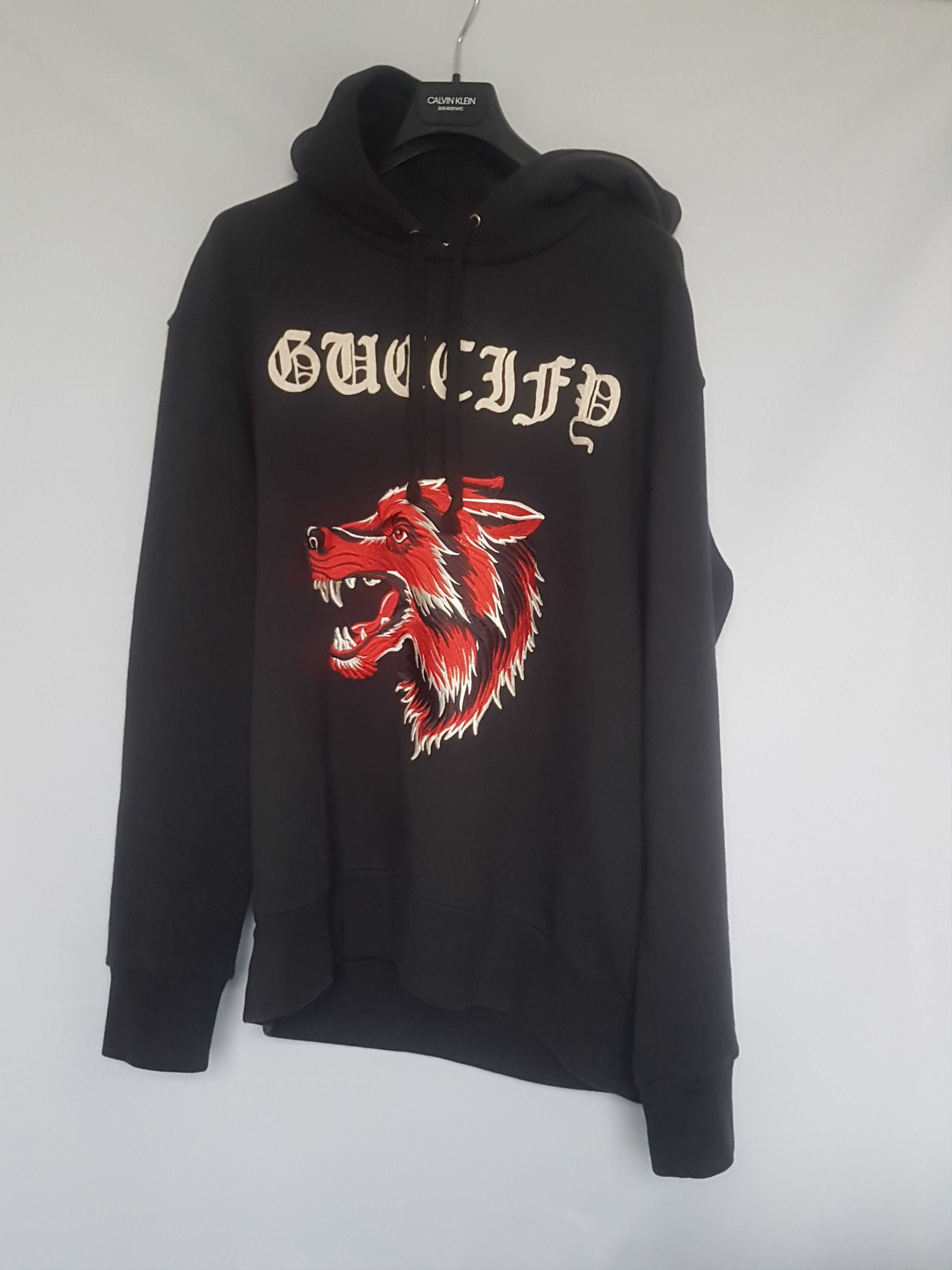 Gucci Gucci Guccify Red Wolf Head hoodie Grailed