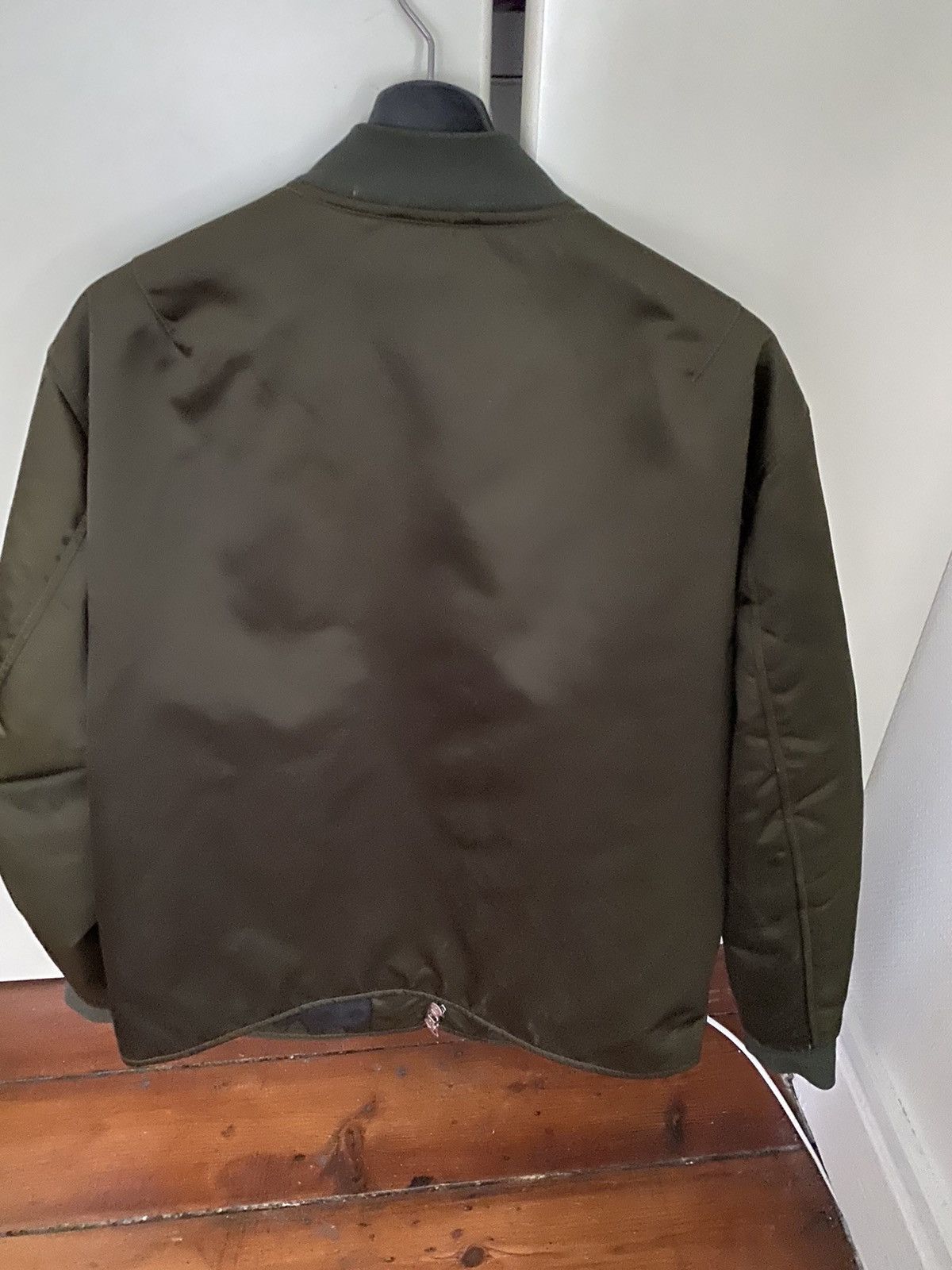 Acne Studios Acne Studios Mylon PSS17 Bomber jacket green | Grailed