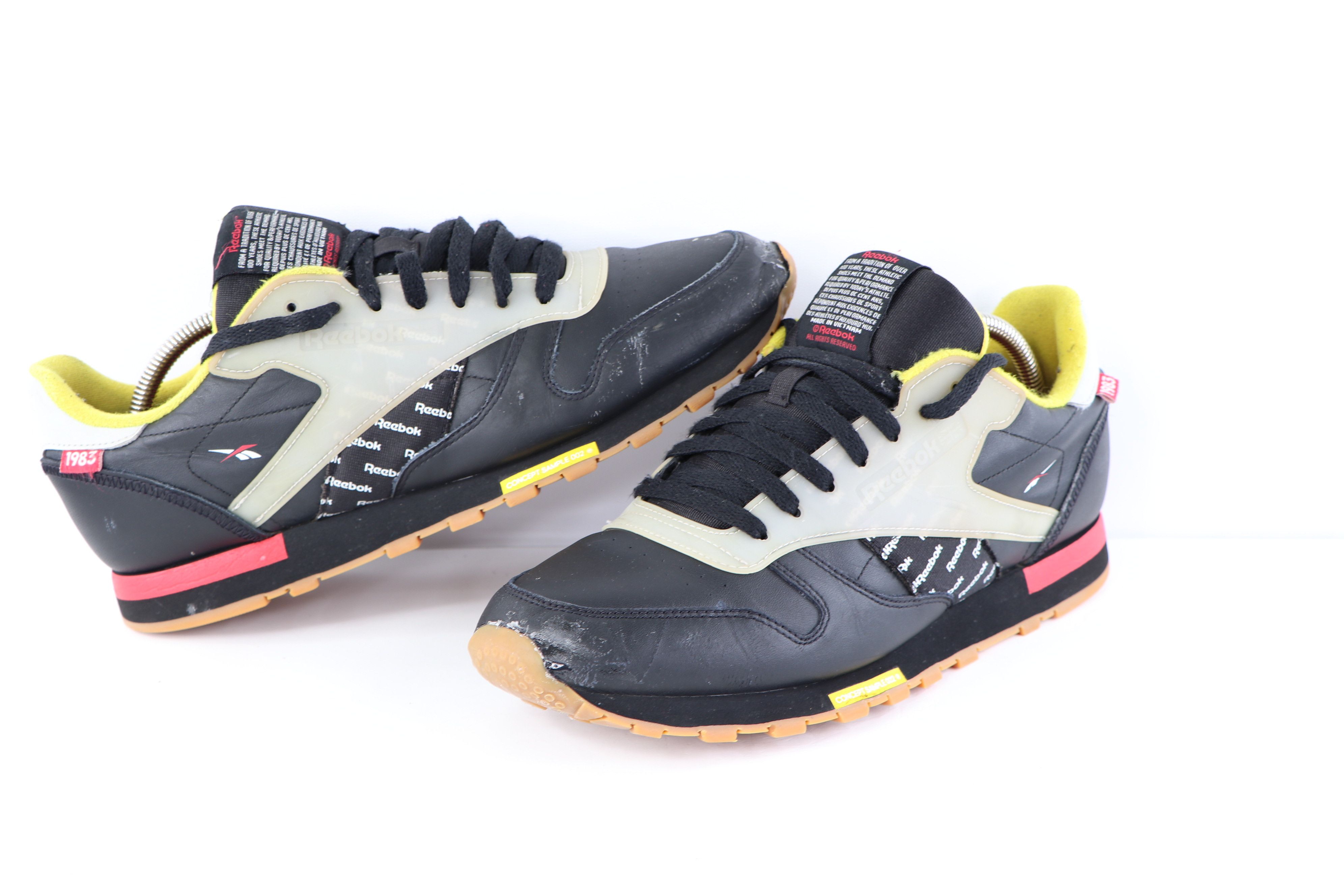 Reebok classic leather altered black clearance