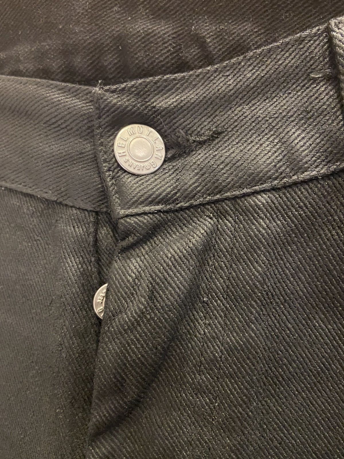 Helmut Lang Helmut Lang 1999 Waxed Classic Cut Denim Size US 31 - 5 Thumbnail