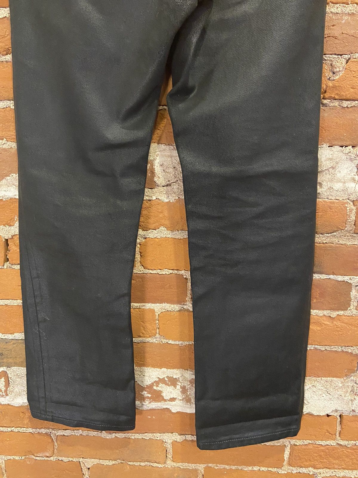 Helmut Lang Helmut Lang 1999 Waxed Classic Cut Denim Size US 31 - 4 Thumbnail