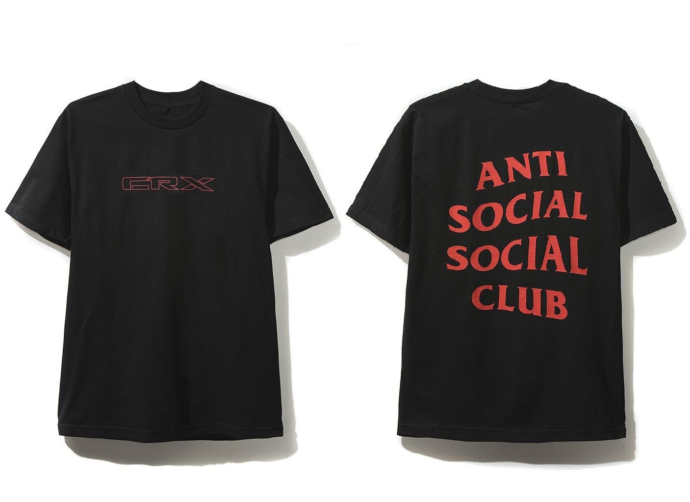 Anti Social Social Club DS ASSC Red Logo honda CRX Black Tee shirt