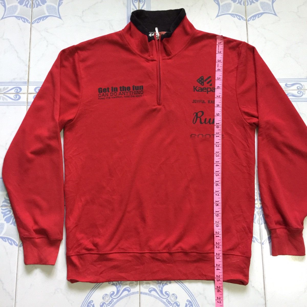 Japanese Brand Red Kaepa Sweatshirt Size US M / EU 48-50 / 2 - 11 Thumbnail