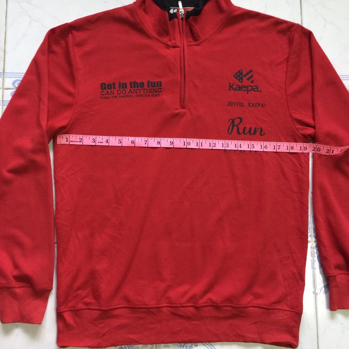 Japanese Brand Red Kaepa Sweatshirt Size US M / EU 48-50 / 2 - 10 Thumbnail
