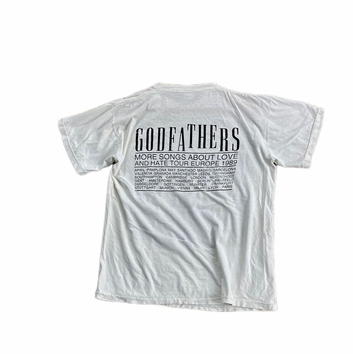 Band Tees vintage 1989 the godfathers more songs about love t-shirts Size US L / EU 52-54 / 3 - 2 Thumbnail