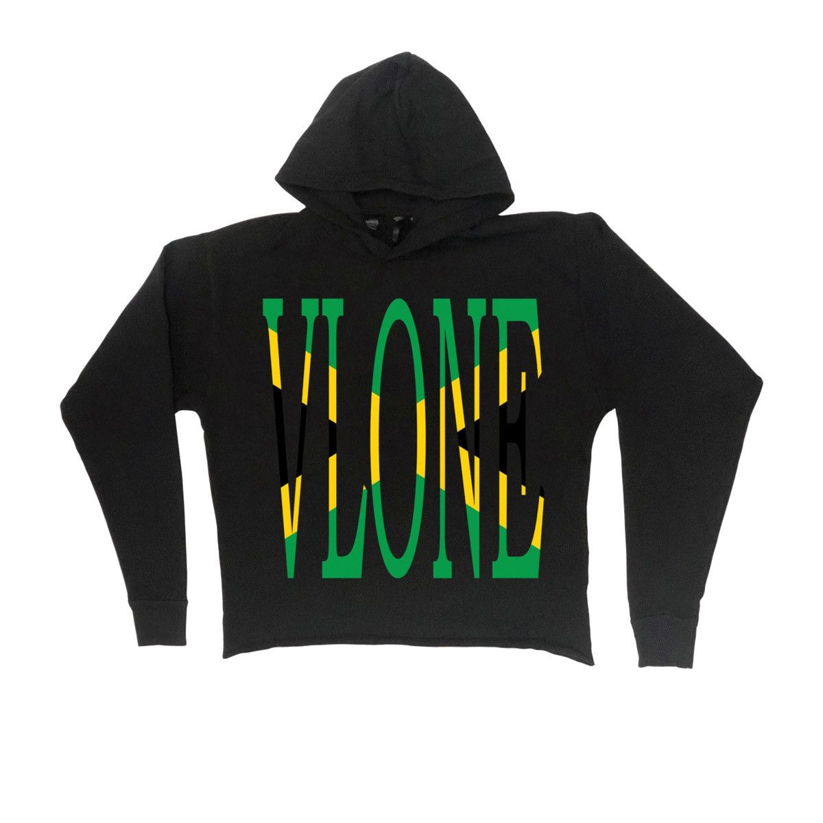 Vlone Vlone Jamaica Staple Hoodie Black | Grailed