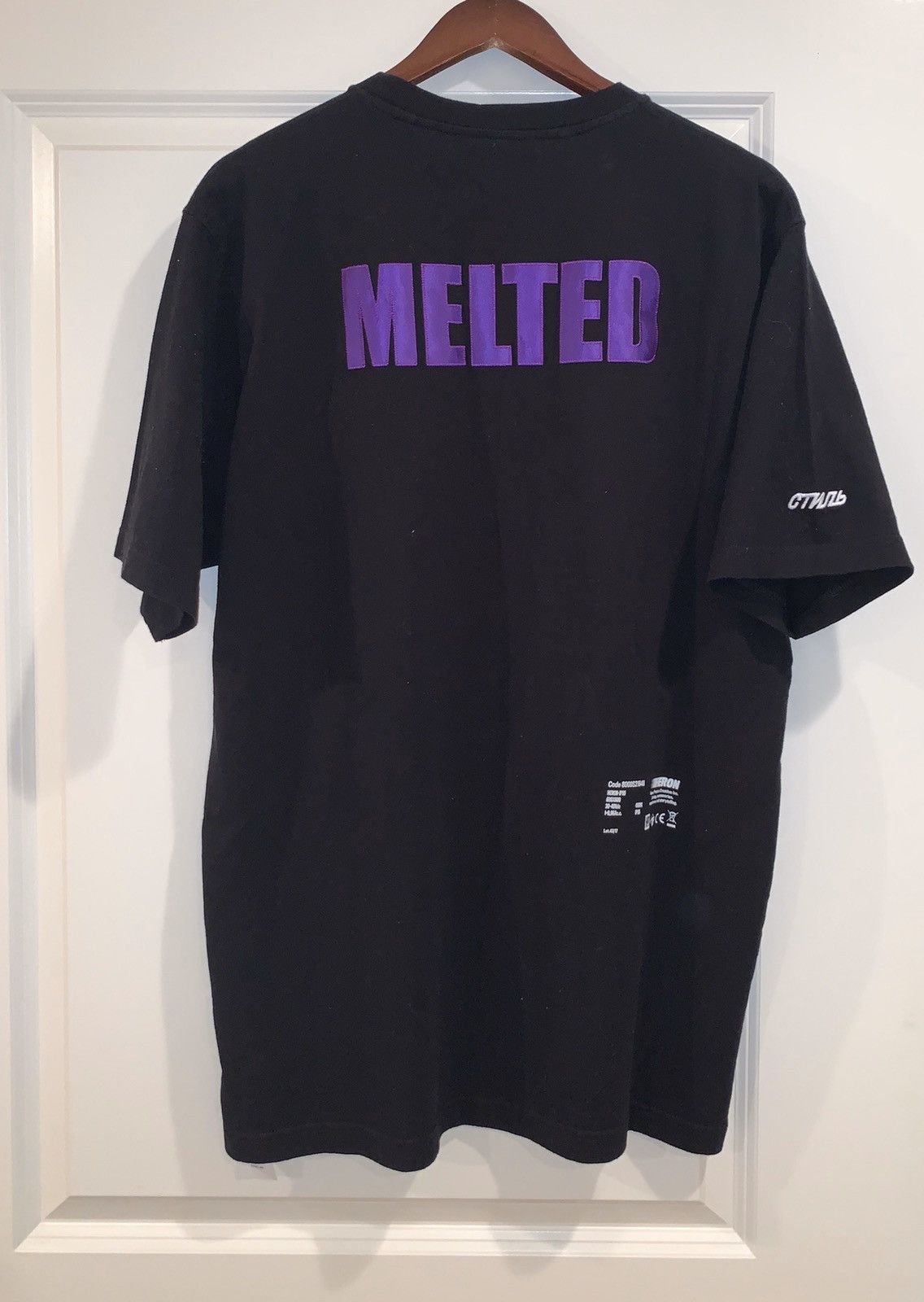 Heron Preston Heron Preston Industrial Logo T-Shirt “Melted” Size US S / EU 44-46 / 1 - 2 Thumbnail