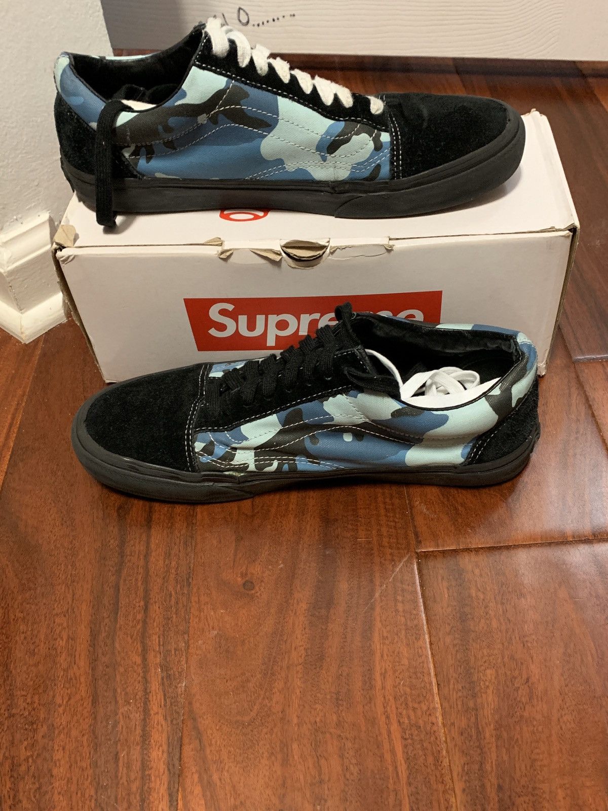 Supreme Vans Old Skool “Sky Blue Camo”(Suprme) | Grailed