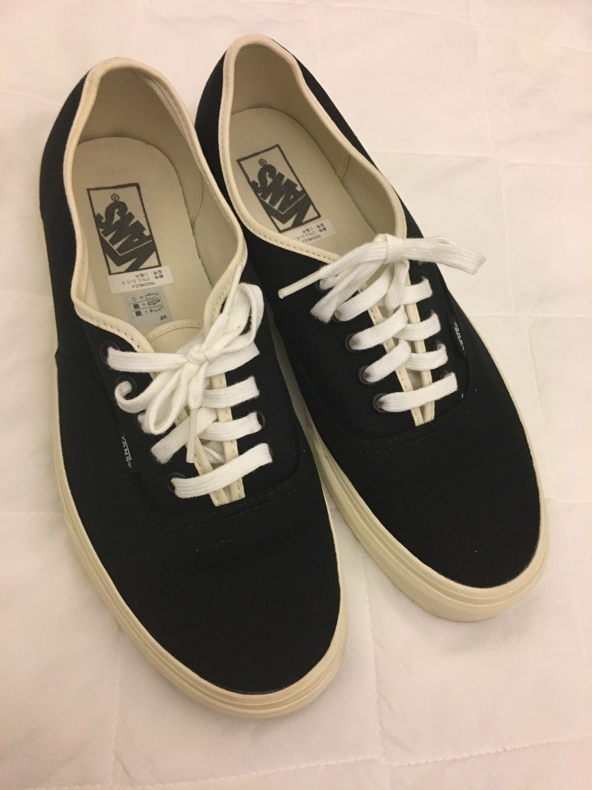 Vans VANS Authentic Canvas Black Bone YSL Asia Exclusive US 9.5 Grailed