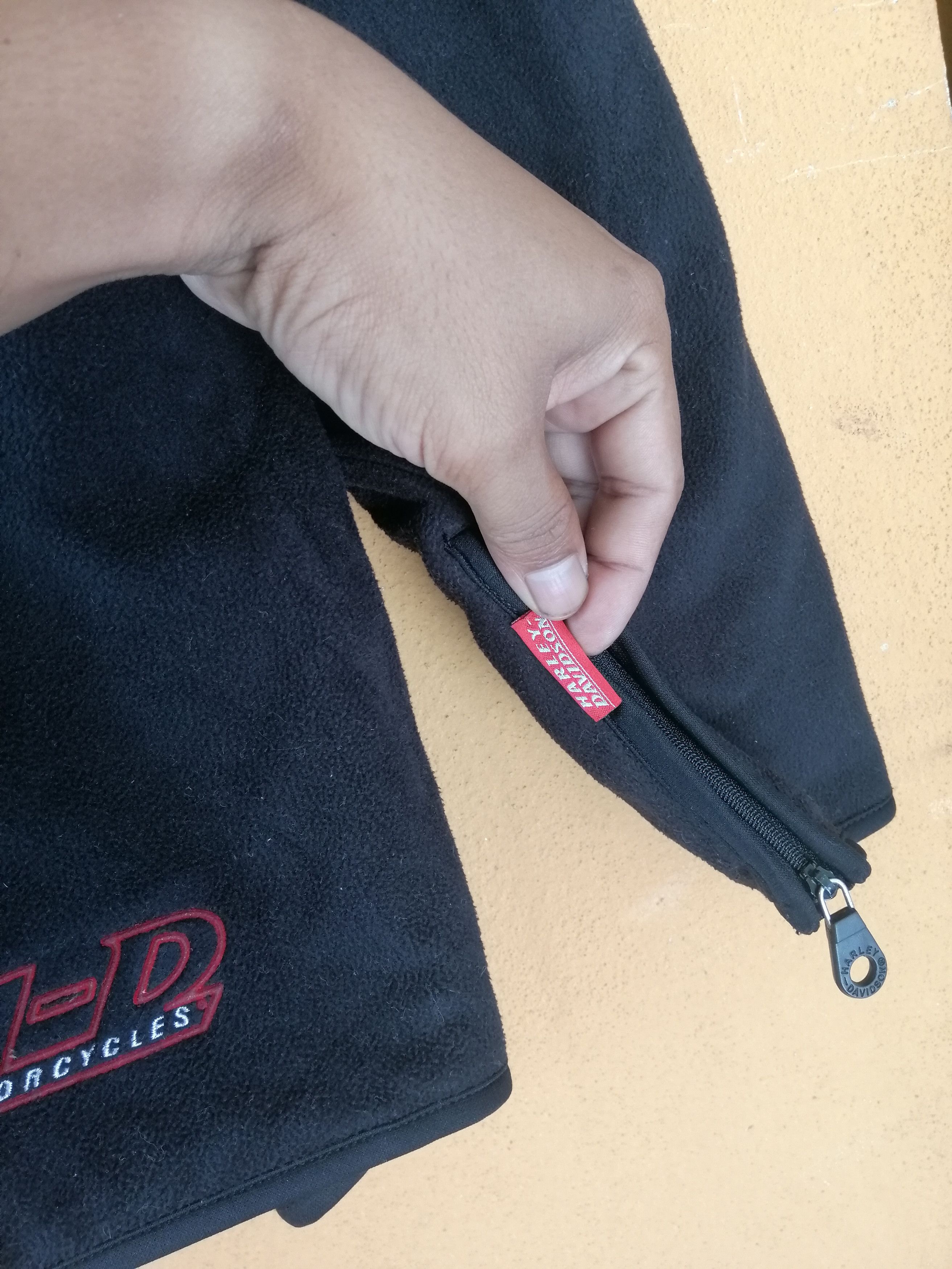 Harley Davidson × Vintage Vintage 90s Harley Davidson Quarter Zip Fleece Jacket B15 Size US M / EU 48-50 / 2 - 7 Thumbnail