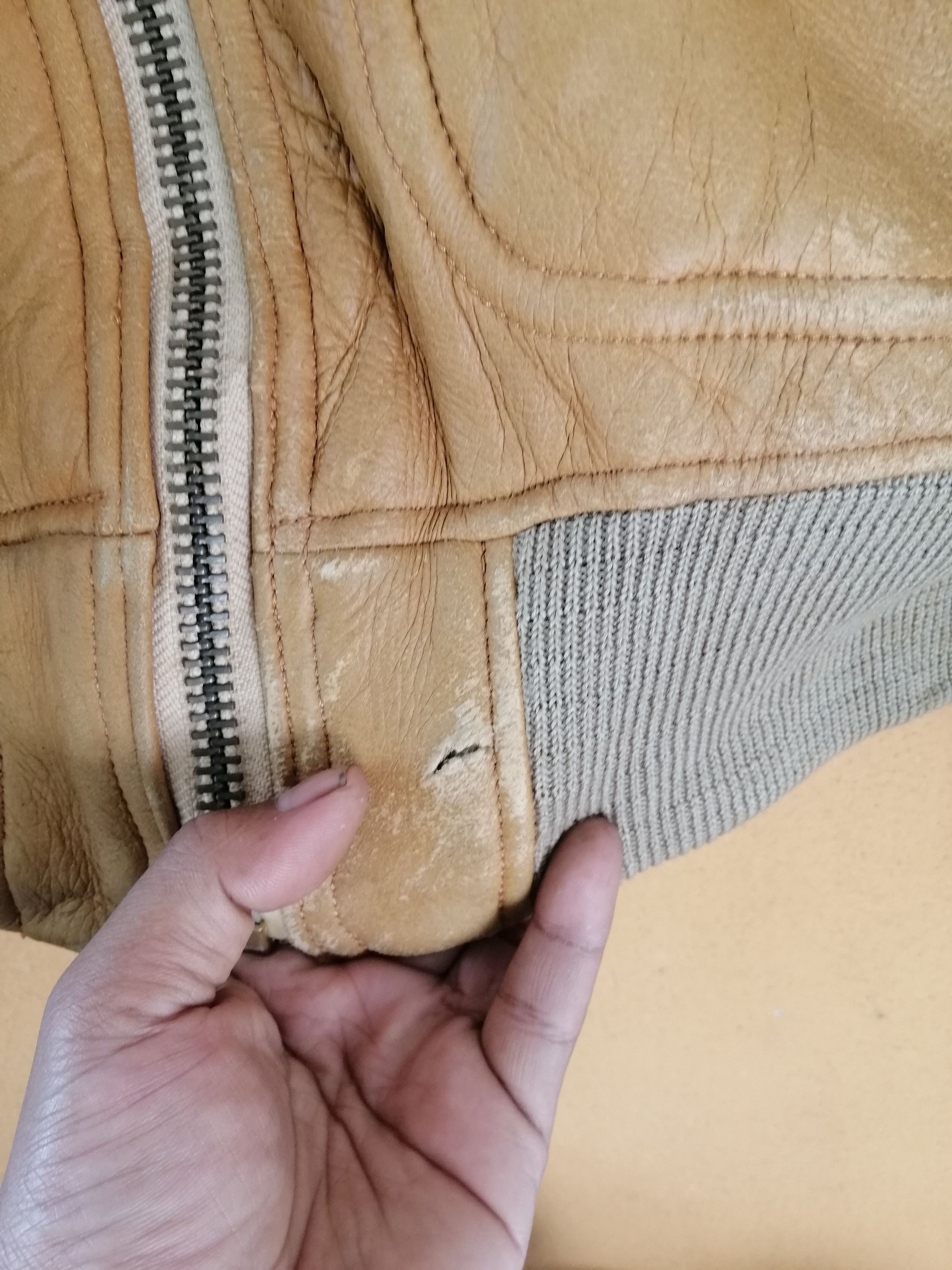 Karl Helmut Japanese Brand Karl Helmut Sheepskin Leather Jacket Size US L / EU 52-54 / 3 - 10 Thumbnail