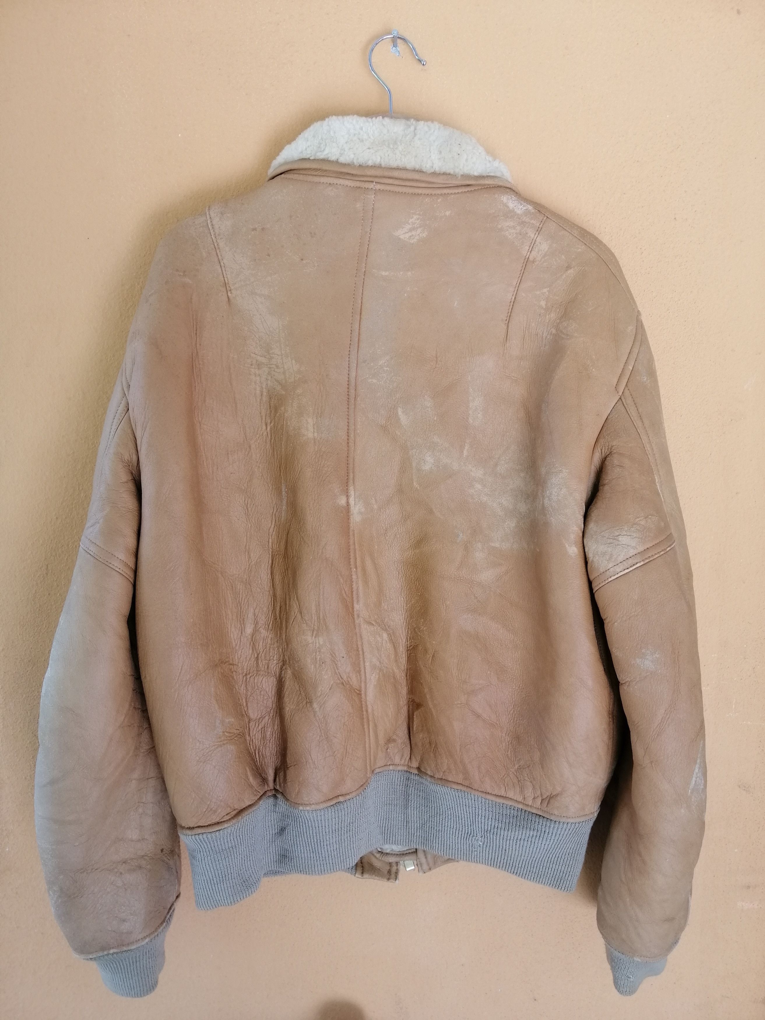 Karl Helmut Japanese Brand Karl Helmut Sheepskin Leather Jacket Size US L / EU 52-54 / 3 - 5 Thumbnail