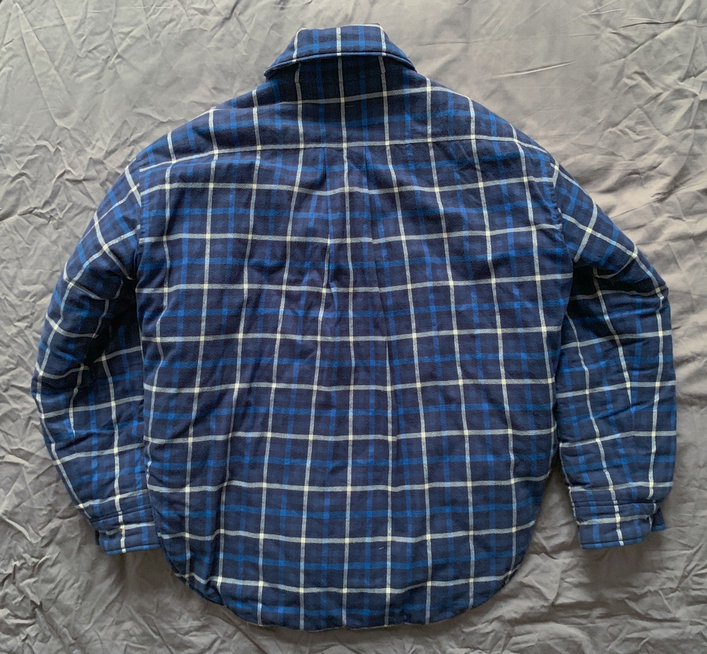 Balenciaga blue flannel online