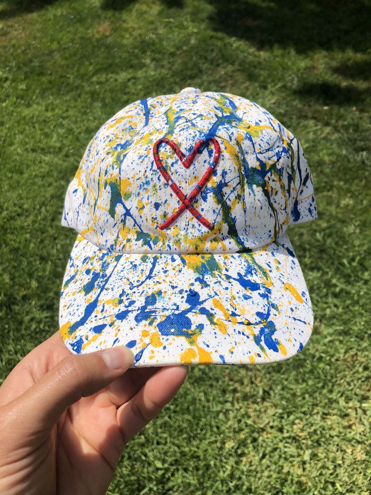 Custom Ten Stacks 1/1 “Remix” Paint Splatter Hat Grailed