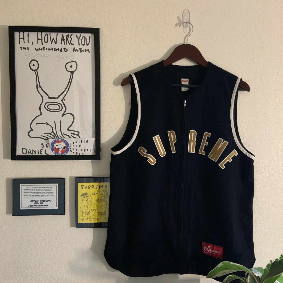 Sleeveless Baseball Jersey - spring summer 2016 - Supreme