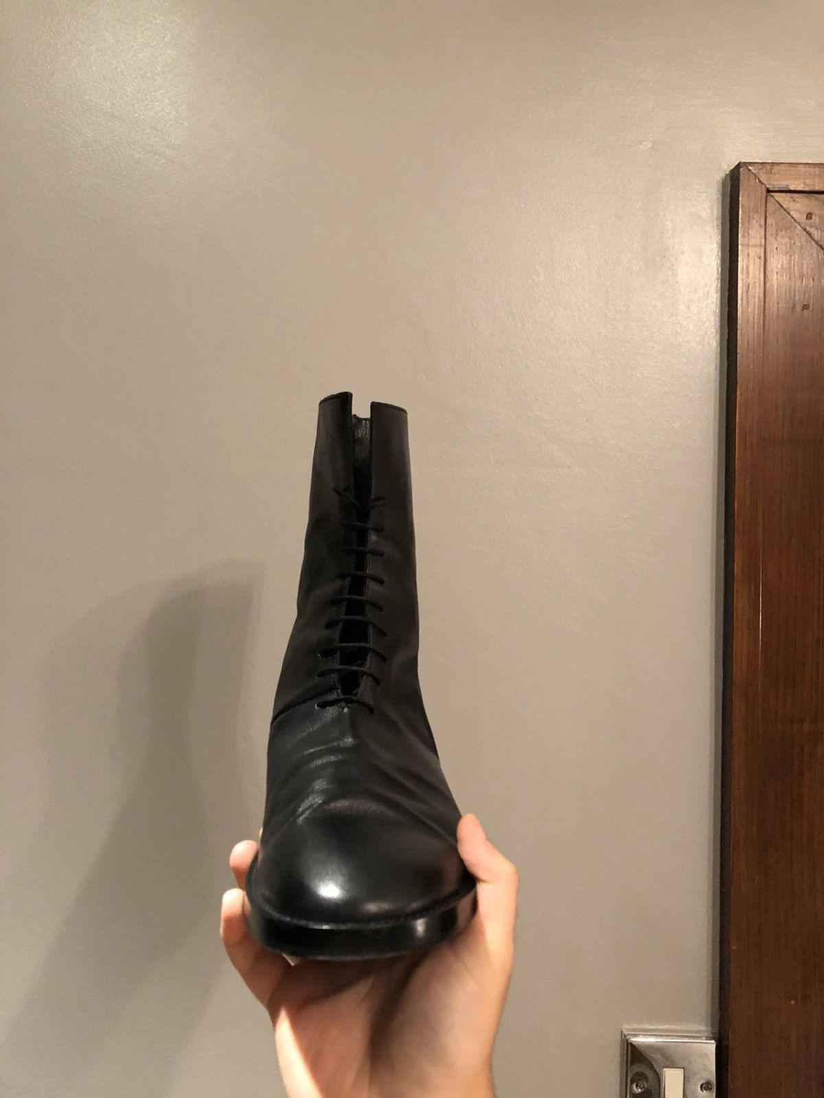 Ann Demeulemeester Vitello Lux Nero Size US 10 / EU 43 - 4 Thumbnail
