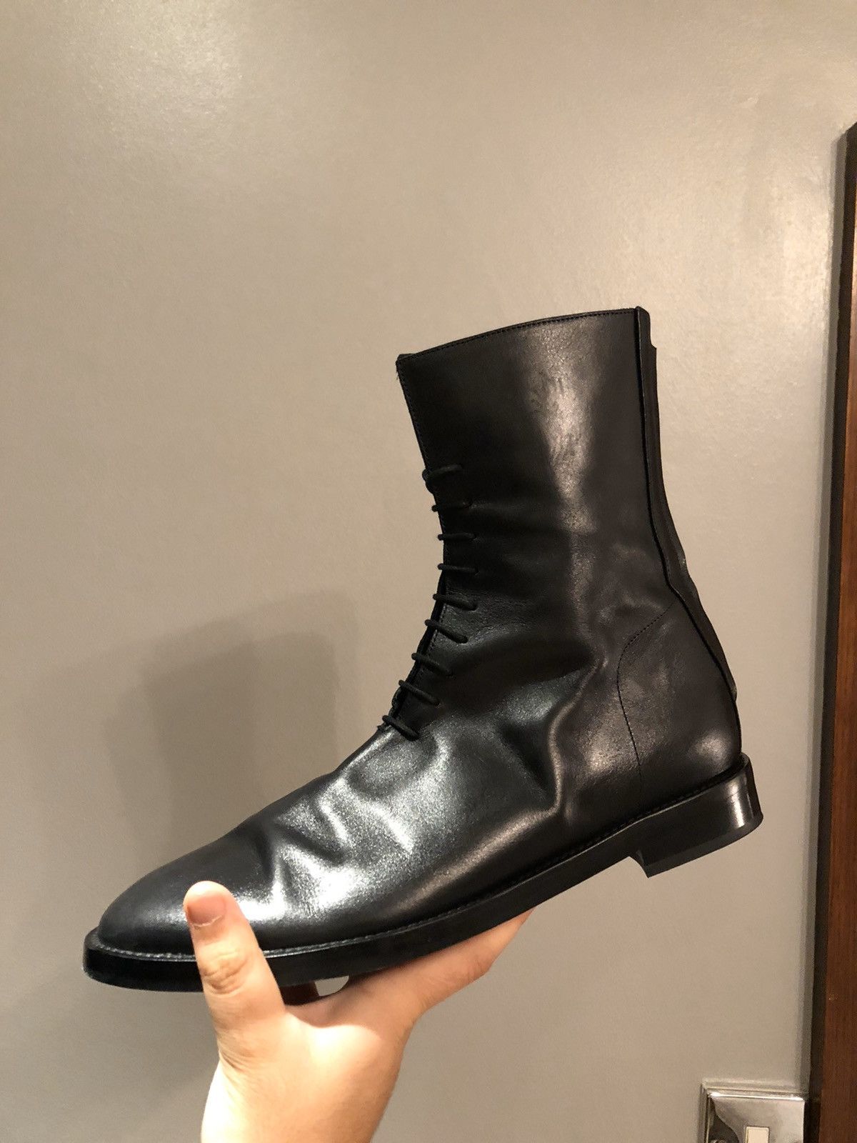 Ann Demeulemeester Vitello Lux Nero Size US 10 / EU 43 - 1 Thumbnail