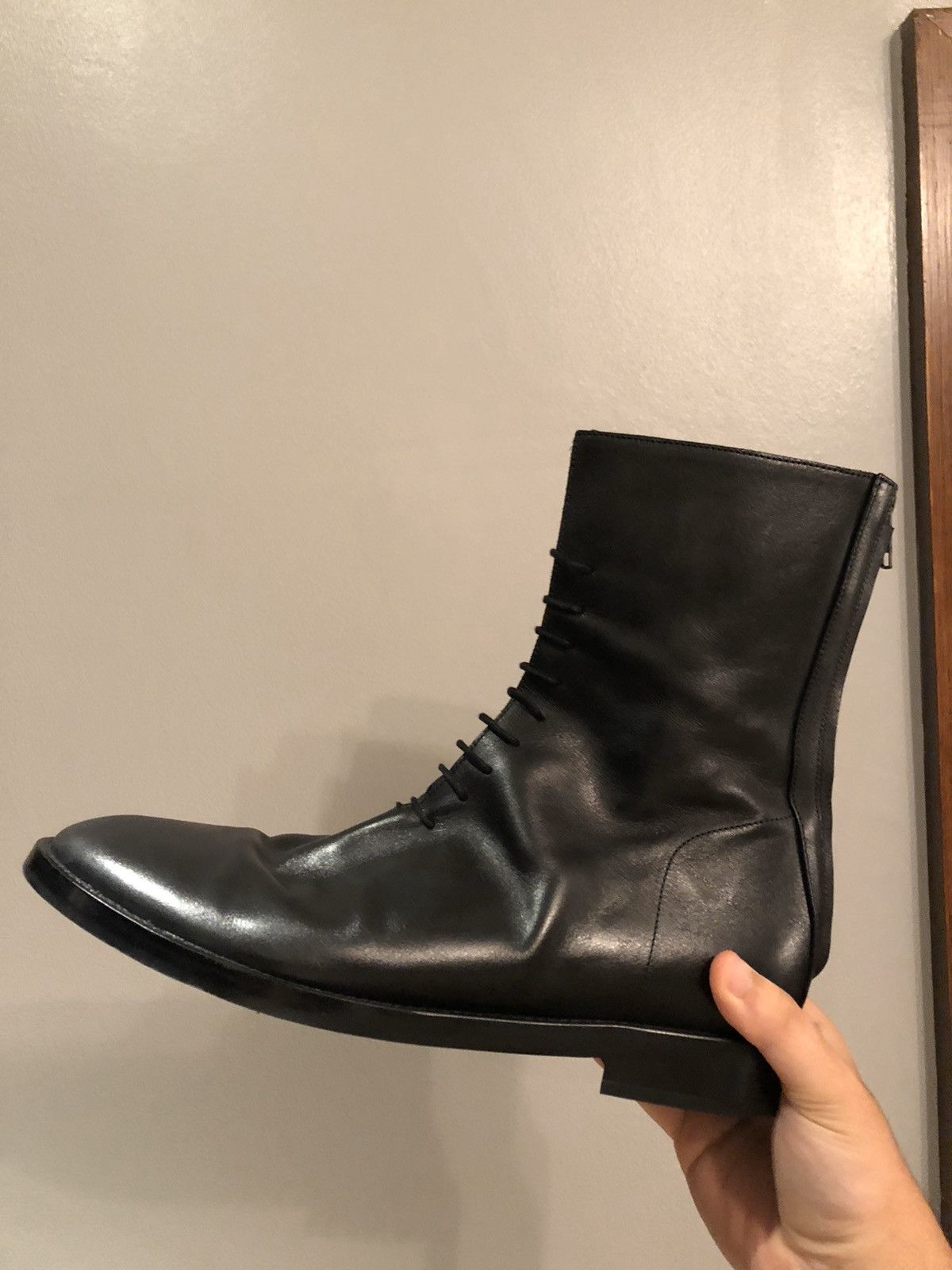 Ann Demeulemeester Vitello Lux Nero Size US 10 / EU 43 - 2 Thumbnail