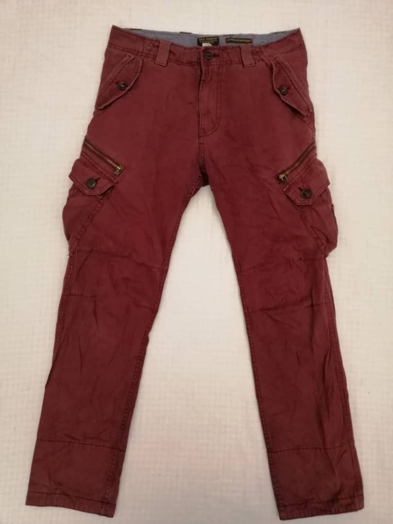 Japanese Brand Vintage Back Number Cargo Pants Size US 34 / EU 50 - 2 Thumbnail