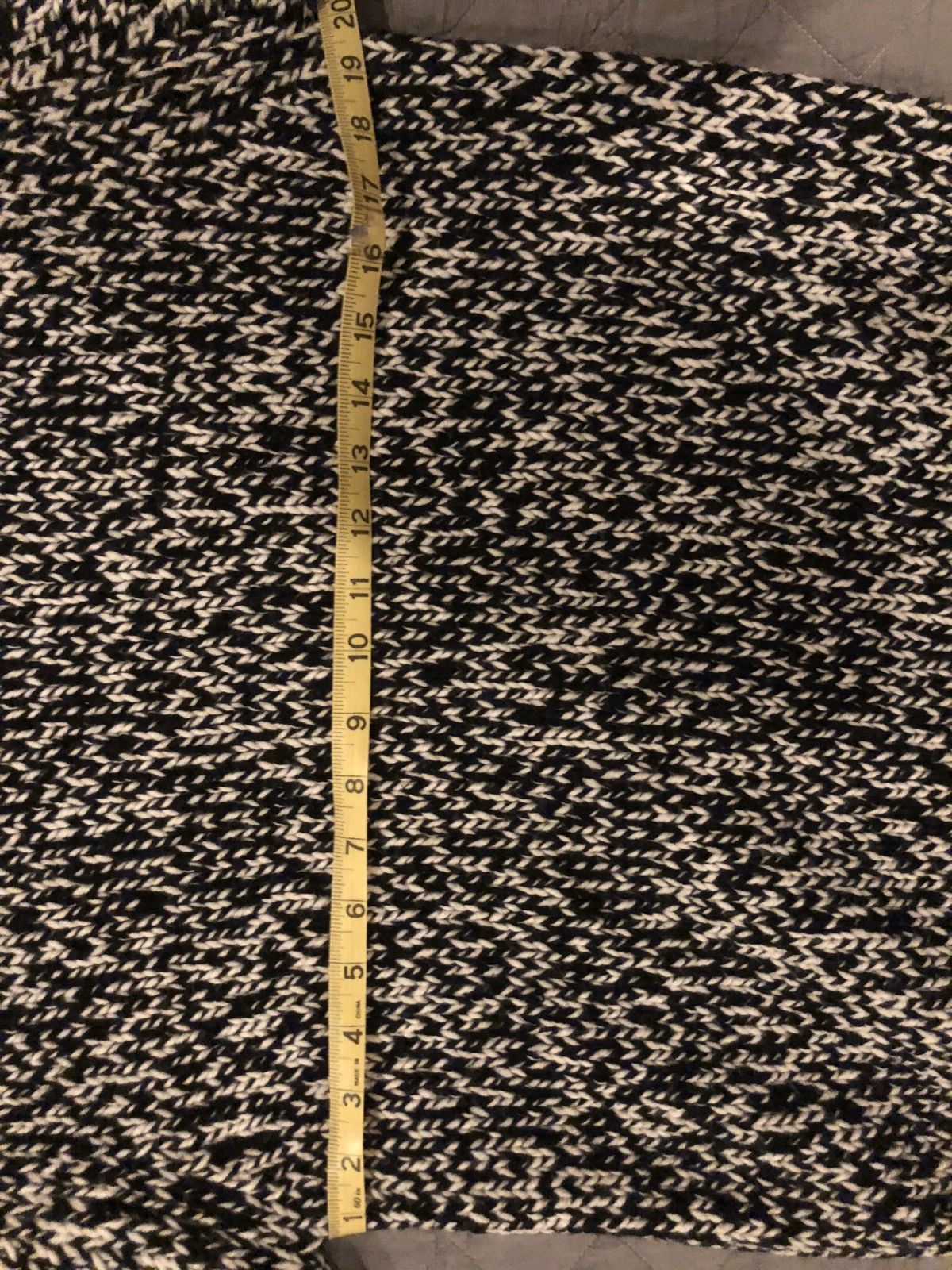 Saint Laurent Paris Black and White Mélange Wool Turtle Neck Sweater Size US S / EU 44-46 / 1 - 10 Thumbnail